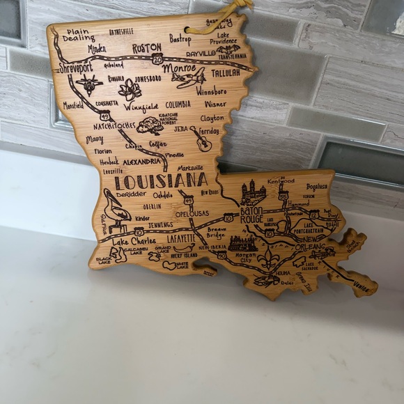 Totally Bamboo Destination Louisiana
Serving and Cutting Board or Wall Art - Picture 3 of 13